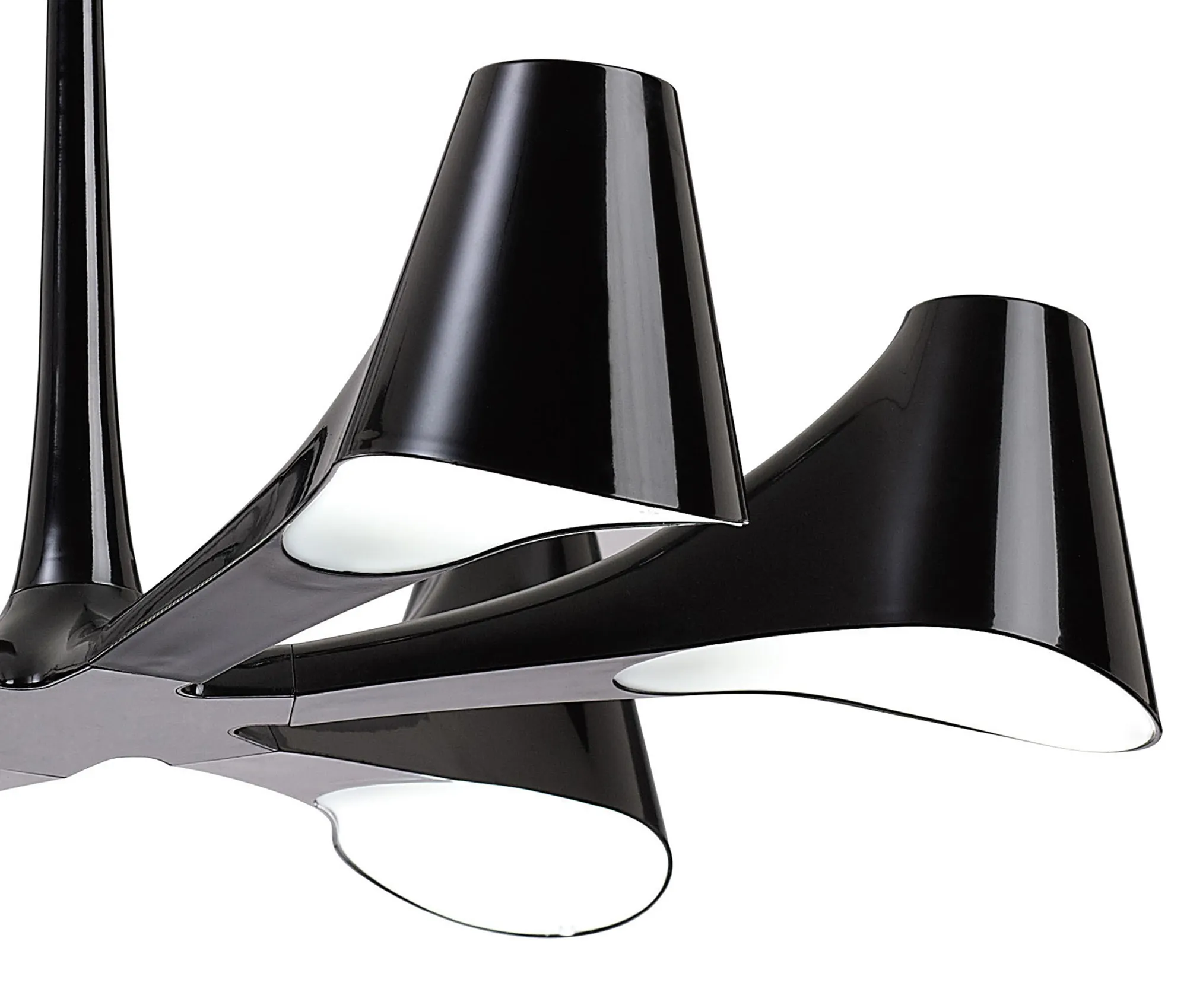 Ora Telescopic/Semi Flush 6 Light Gloss Black M1590  Mantra Ora Gloss Black